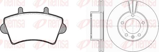 Remsa 8819.01 - Bremžu komplekts, Disku bremzes autodraugiem.lv