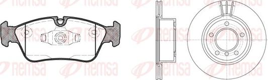 Remsa 8384.03 - Bremžu komplekts, Disku bremzes autodraugiem.lv