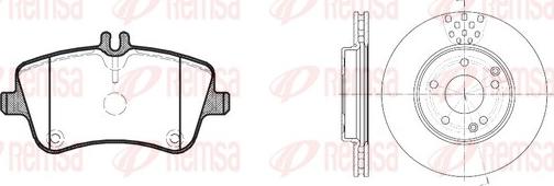 Remsa 8768.00 - Bremžu komplekts, Disku bremzes autodraugiem.lv