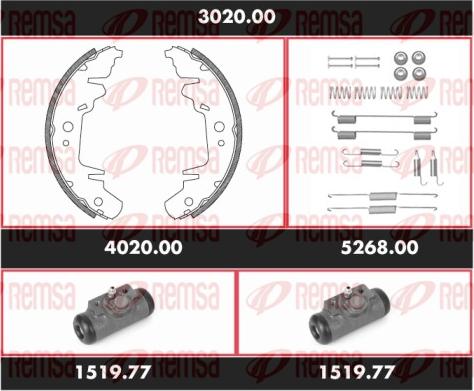 Remsa 3020.00 - Bremžu loku komplekts autodraugiem.lv