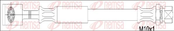 Remsa G1953.00 - Bremžu šļūtene autodraugiem.lv