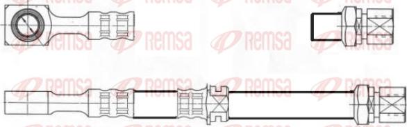 Remsa G1900.50 - Bremžu šļūtene autodraugiem.lv