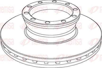 Remsa NCA1041.20 - Bremžu diski autodraugiem.lv