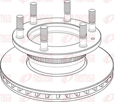 Remsa NCA1164.20 - Bremžu diski autodraugiem.lv
