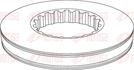 Remsa NCA1161.10 - Bremžu diski autodraugiem.lv