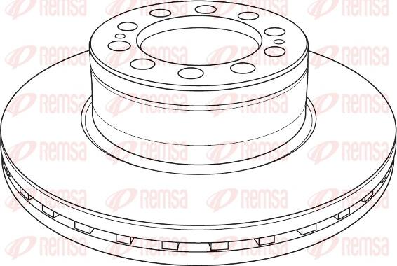 Remsa NCA1235.20 - Bremžu diski autodraugiem.lv