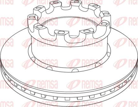 Remsa NCA1226.20 - Bremžu diski autodraugiem.lv