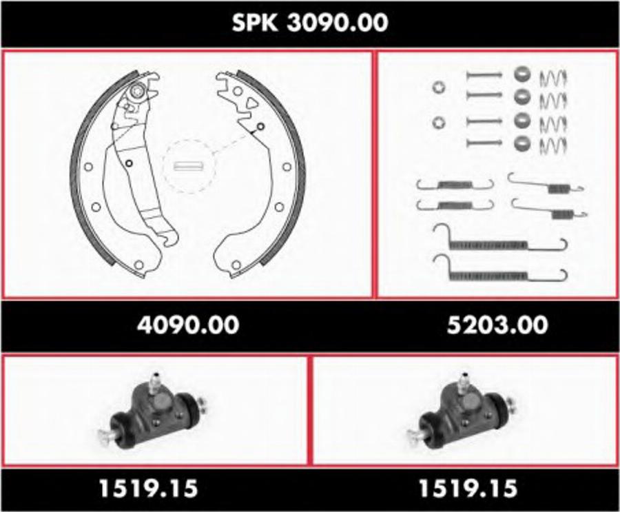 Remsa SPK 3090.00 - Bremžu loku komplekts autodraugiem.lv