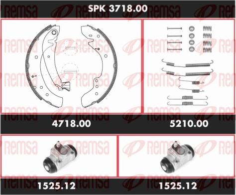 Remsa SPK 3718.00 - Bremžu loku komplekts autodraugiem.lv