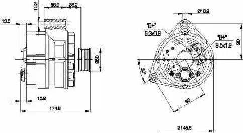 Remy 19025074 - Ģenerators autodraugiem.lv