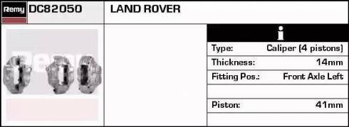 Remy DC82050 - Bremžu suports autodraugiem.lv
