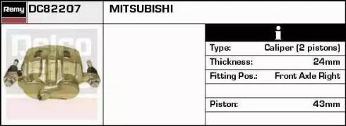 Remy DC82207 - Bremžu suports autodraugiem.lv
