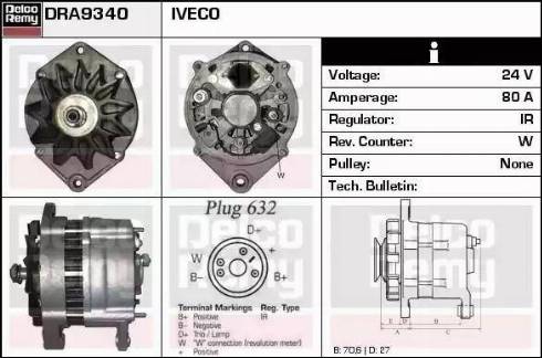 Remy DRA9340 - Ģenerators autodraugiem.lv