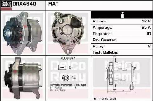 Remy DRA4640 - Ģenerators autodraugiem.lv