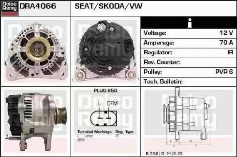 Remy DRA4066 - Ģenerators autodraugiem.lv