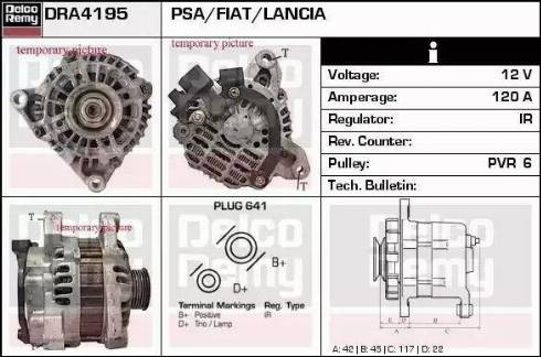 Remy DRA4195 - Ģenerators autodraugiem.lv