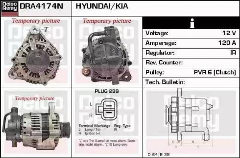 Remy DRA4174N - Ģenerators autodraugiem.lv