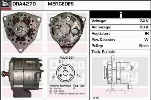 Remy DRA4270 - Ģenerators autodraugiem.lv