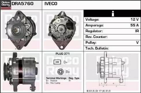 Remy DRA5760 - Ģenerators autodraugiem.lv
