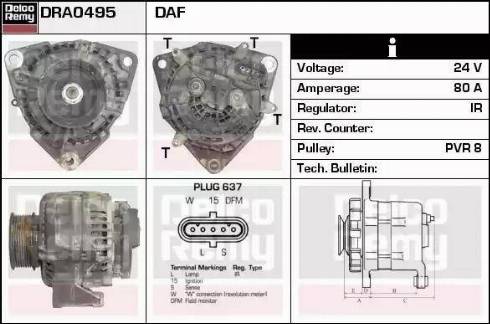 Remy DRA0495 - Ģenerators autodraugiem.lv