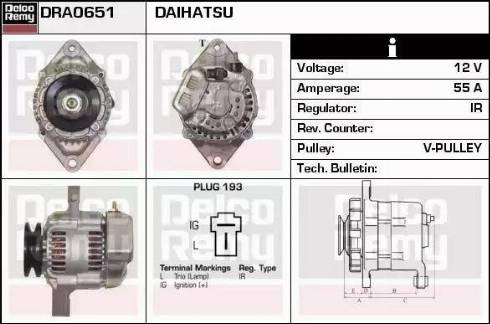 Remy DRA0651 - Ģenerators autodraugiem.lv