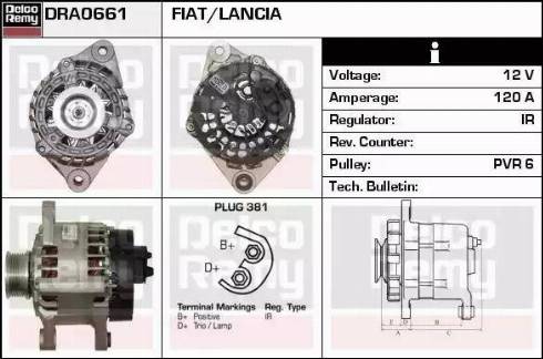 Remy DRA0661 - Ģenerators autodraugiem.lv