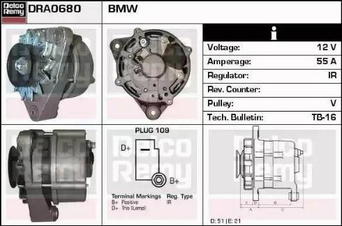Remy DRA0680 - Ģenerators autodraugiem.lv