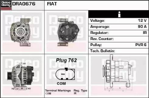 Remy DRA0676 - Ģenerators autodraugiem.lv