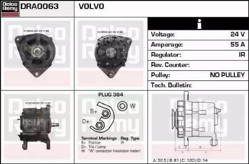Remy DRA0063 - Ģenerators autodraugiem.lv