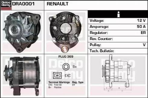 Remy DRA0001 - Ģenerators autodraugiem.lv