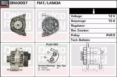 Remy DRA0007 - Ģenerators autodraugiem.lv