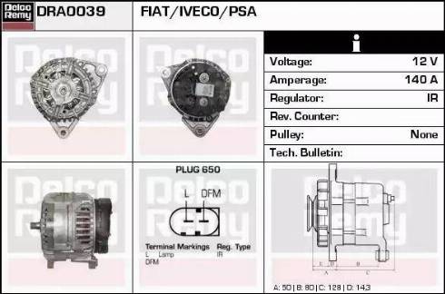 Remy DRA0039 - Ģenerators autodraugiem.lv