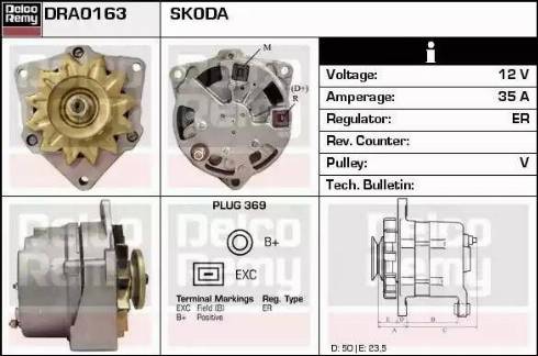 Remy DRA0163 - Ģenerators autodraugiem.lv