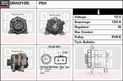 Remy DRA0105 - Ģenerators autodraugiem.lv