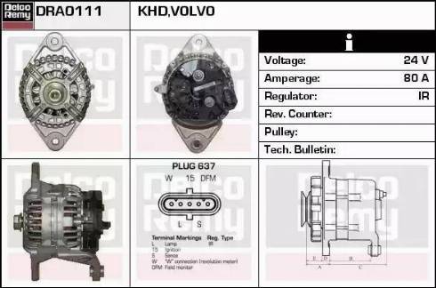 Remy DRA0111 - Ģenerators autodraugiem.lv