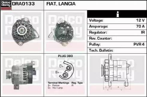 Remy DRA0133 - Ģenerators autodraugiem.lv
