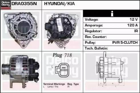 Remy DRA0355N - Ģenerators autodraugiem.lv