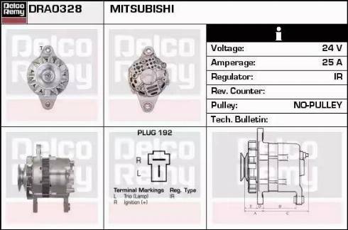 Remy DRA0328 - Ģenerators autodraugiem.lv