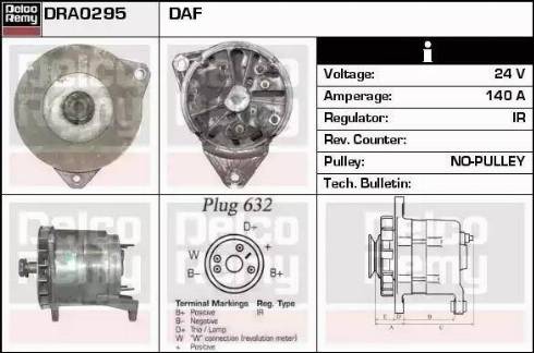 Remy DRA0295 - Ģenerators autodraugiem.lv