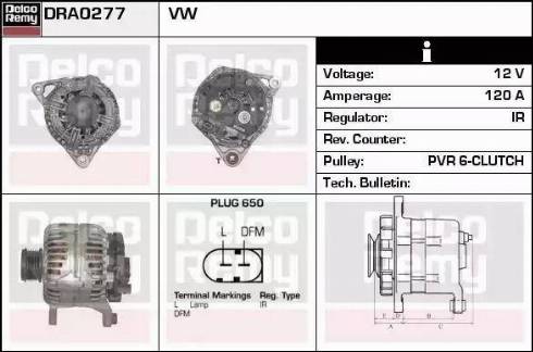Remy DRA0277 - Ģenerators autodraugiem.lv