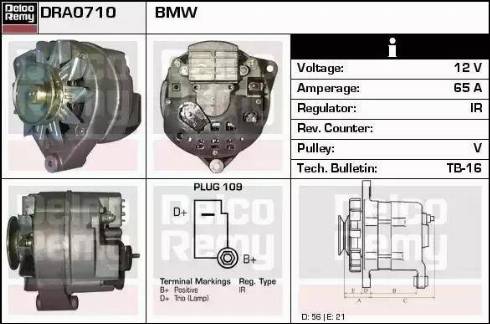 Remy DRA0710 - Ģenerators autodraugiem.lv