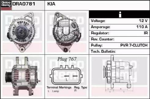 Remy DRA0781 - Ģenerators autodraugiem.lv