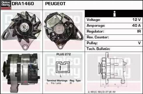 Remy DRA1460 - Ģenerators autodraugiem.lv