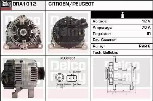 Remy DRA1012 - Ģenerators autodraugiem.lv