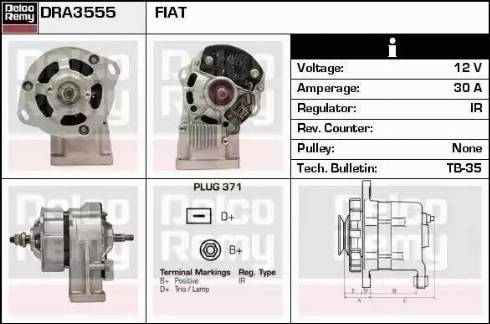 Remy DRA3555 - Ģenerators autodraugiem.lv