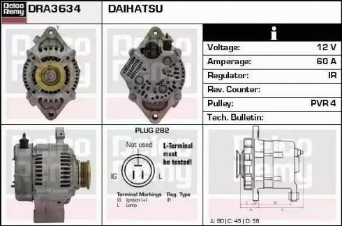 Remy DRA3634 - Ģenerators autodraugiem.lv