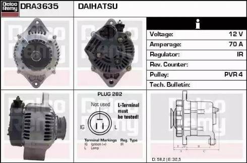 Remy DRA3635 - Ģenerators autodraugiem.lv