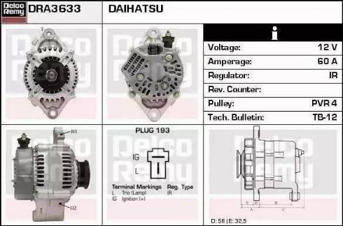 Remy DRA5871 - Ģenerators autodraugiem.lv