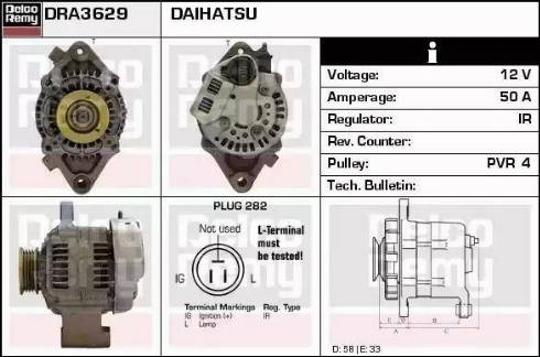 Remy DRA3629 - Ģenerators autodraugiem.lv