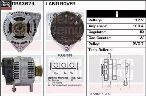 Remy DRA3674 - Ģenerators autodraugiem.lv